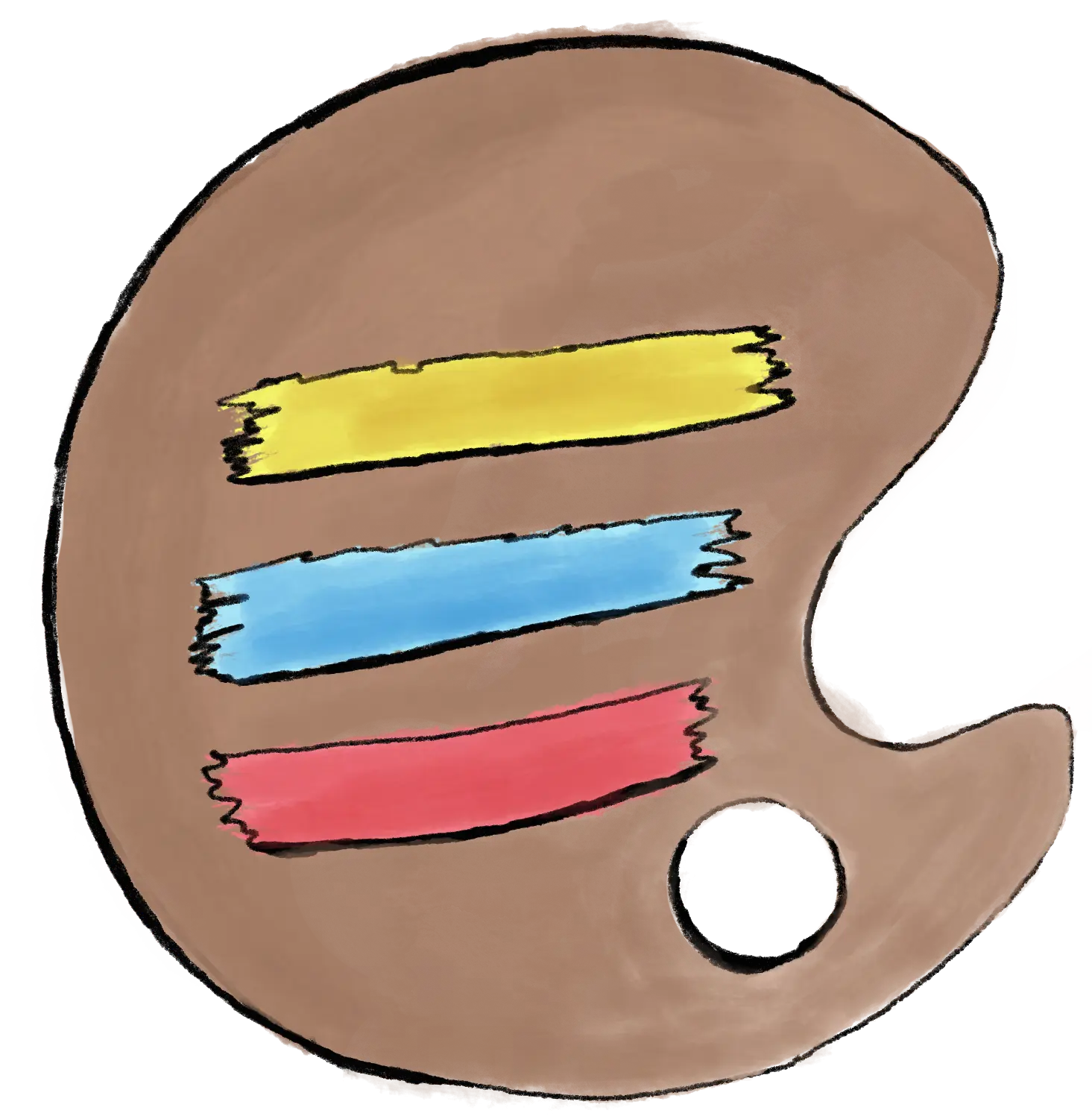pallete paint menu closed